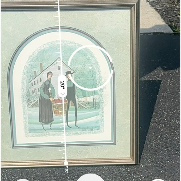 VTG 1988 P. Buckley Moss Bountiful Harvest Framed18x20 Signed Limited Edition - Picture 5 of 8